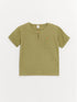 LC Waikiki Crew Neck Short Sleeve Baby Boy T-Shirt and Trousers 2-Piece Set